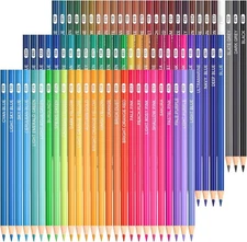 80 Regular Colored Pencils, Colored Pencils, Soft Core Color Pencils, Coloring 