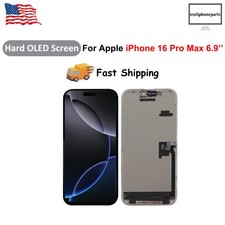 Soft OLED Display Touch Screen Digitizer For Apple iPhone 16 Pro Max 6.9''