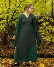 Mytholon Galatea Kleid Baumwolle Grün/Hellgrün L Larp Mittelalter #29005