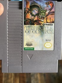 The Battle Of Olympus NES W/ Box And Manual