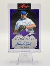 2025 Leaf Spectacular Eric Gagne Signatures Purple Holo Auto /10 S-EG1