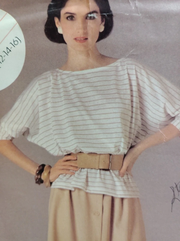 Stitch N Save McCall's 9107 Skirt T Shirt Sewing Pattern Ladies 12 14 16 UC Knit - Image 2 of 4