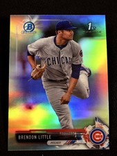 2017 Bowman Chrome 1st REFRACTOR PROSPECT ROOKIE Brendon Little item 1