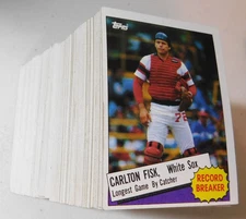 1985 TOPPS BASEBALL YOU PICK CARD COMPLETE YOUR SET #'s 1-200 (item#N8)