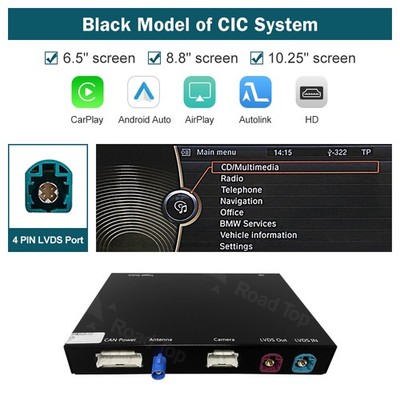 Für BMW 1 Series E81 E82 E87 E88 2008-2012 Wireless CarPlay Box Android Auto car
