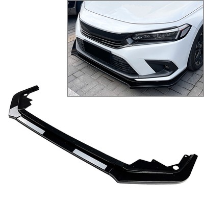 Front Bumper Lip Splitter Spoiler Body Kit Fit Honda Civic11th Generation2021-23