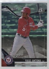 2021 Bowman Platinum Top Prospects Foilboard 64/299 Yasel Antuna #TOP-47 0to2