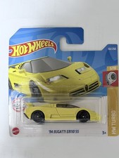 Hot Wheels HW Turbo #65 Yellow '94 Bugatti EB110 SS 2022 Unopened Short Card P43