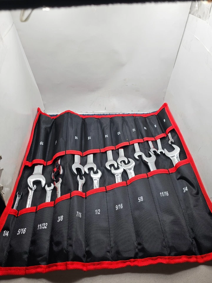 (20 peças) chaves de catraca métricas e chaves combinadas de catraca SAE - Imagem 2 de 4