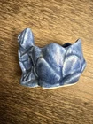 Vintage McCoy ? Blue Mini Frog, Flower Planter