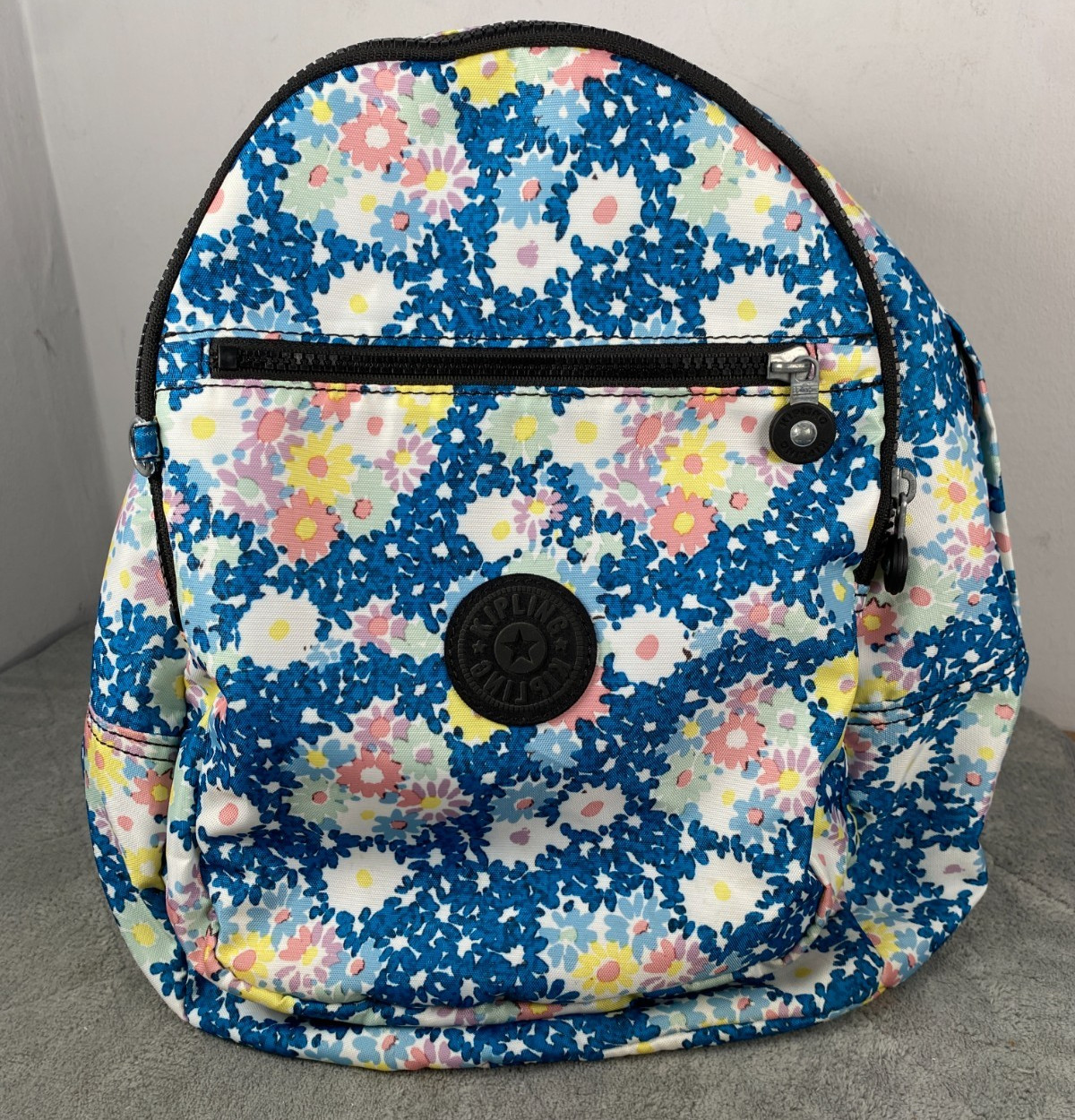 Kipling Flower Design Backpack - Small Size - image 1