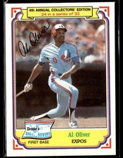 1984 Topps Drake's Big Hitters #24 Al Oliver Baseball Card 0403M