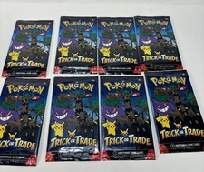 8 Packs Pokemon TCG Trick or Trade Booster Packs 2024 Halloween Card Lot Bundle