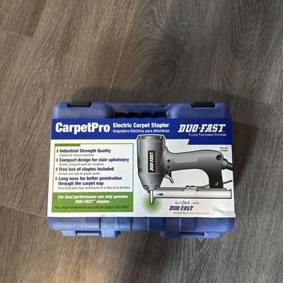 Duo-Fast CarpetPro ENC-5418B Electric Carpet Tacker Stapler with Case