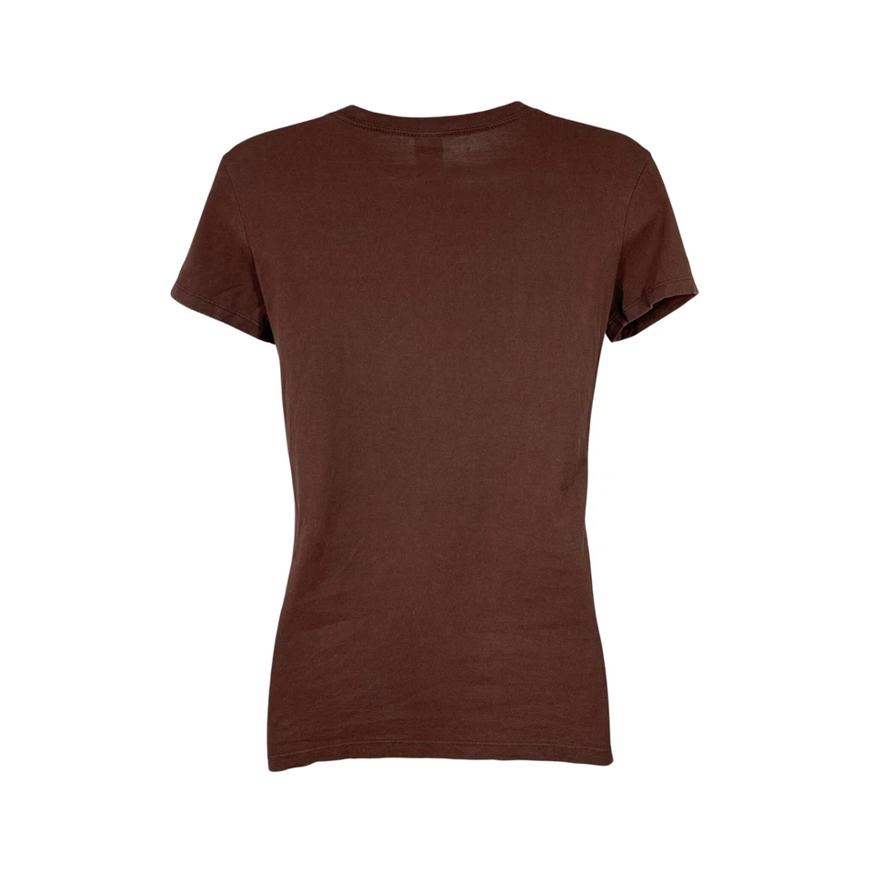 Camiseta Hollister Mujer Streetwear West Coast Gráfico Grunge Y2K Talla M Marrón Foto 2 de 4