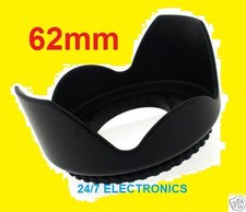 HARD FLOWER LENS HOOD 62mm Sigma 28-300 30mm f1.4ex,TAMRON AF 70-300 75-300 mm