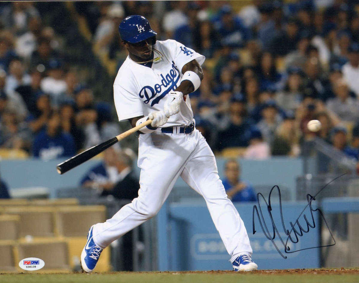 YASIEL PUIG SIGNED AUTO'D 11X14 PHOTO PSA/DNA COA LA DODGERS