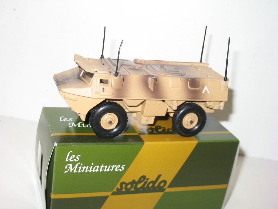 Solido 1:43 – Véhicule Blindé Commando Renault (Ref 224) Avec Boîte