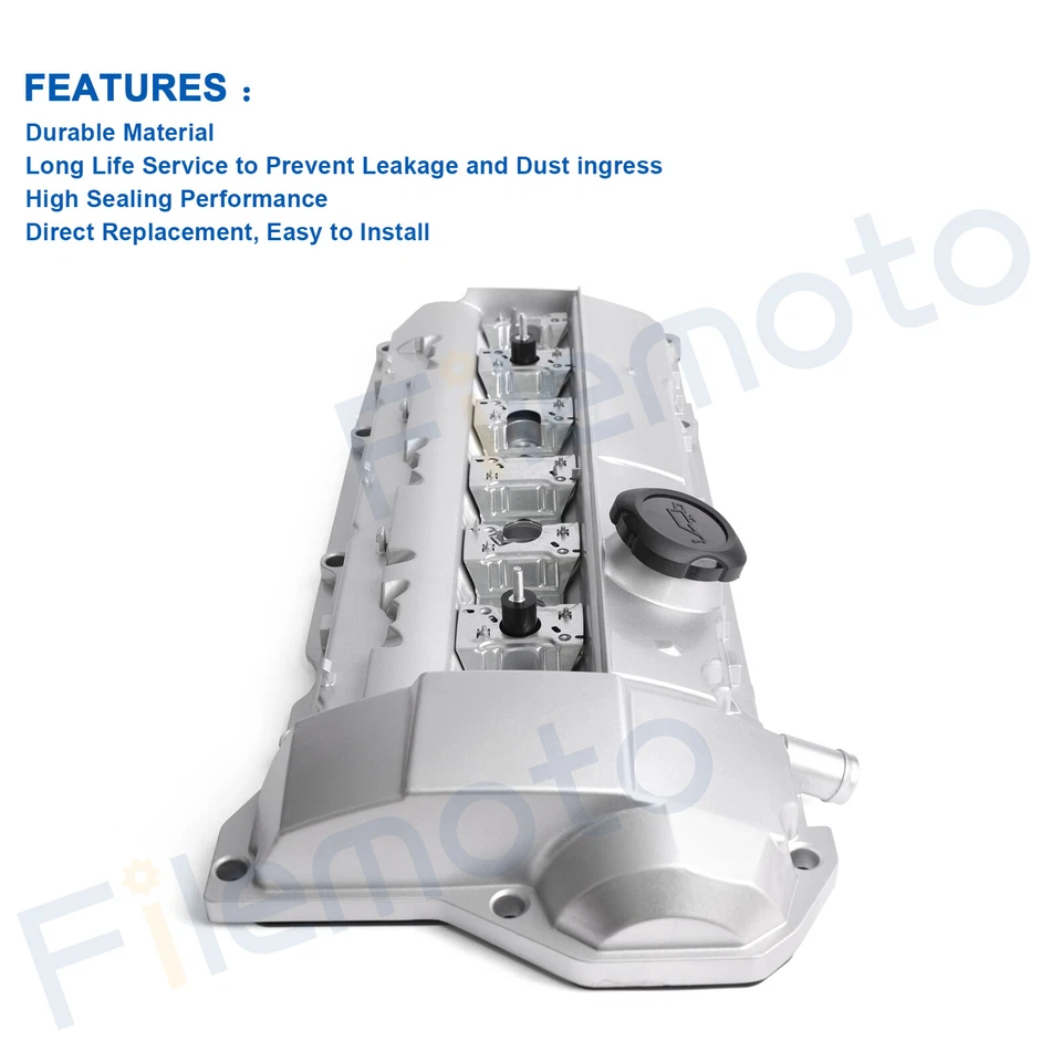 Cubierta de válvula de aluminio para 96-00 BMW E36 E39 323is 328is 528i M3 Z3 11121703341 Foto 2 de 4
