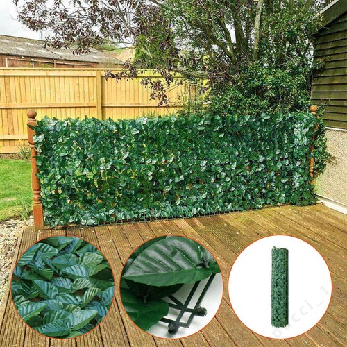 UP 18M Artificial Ivy Leaf Plant Wall Hedge Fence Screen Hedging Privacy Cover - Picture 2 of 16
