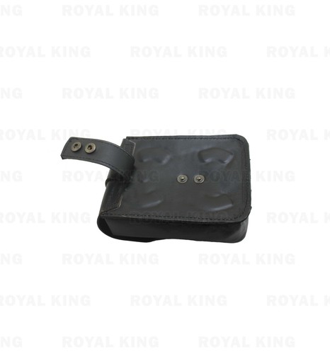 Universal "Bolsa de tanque negra de cuero magnético apta para motocicleta Roy... - Imagen 11 de 20