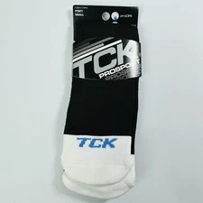 TCK Prosport Tube Socks Black Womens Size Small (Shoe Size 4-7) 1 Pair NWT