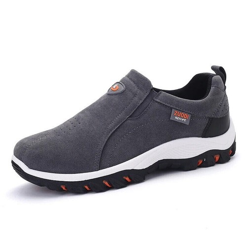 Men's Slip on Sports Outdoor Sneakers Trainers Casual Running Hiking Shoes Size - Picture 9 of 19