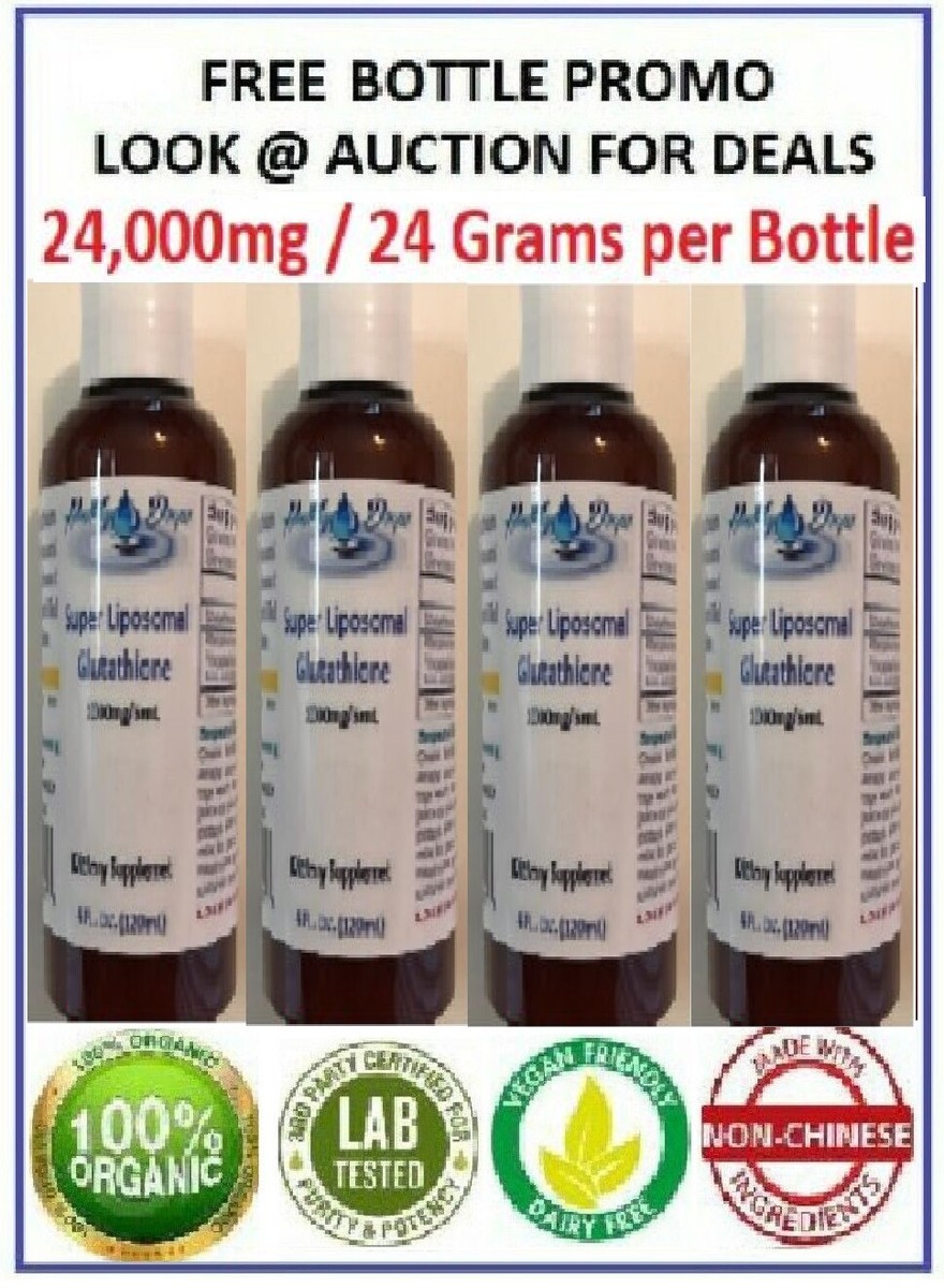 super liposomal glutathione 4 Bottles 96,000mg LIQUID NON-GMO SOY FREE EXP: 2028 Unlock your inner glow premium-gluta-soap-bundle Injection:IM