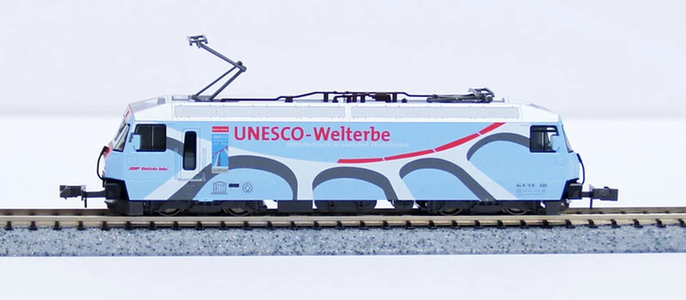 USA Seller - New! KATO N gauge 3101-3 RhB Ge4/4-III #650 "Unesco Welterbe" color - Image 2 of 4