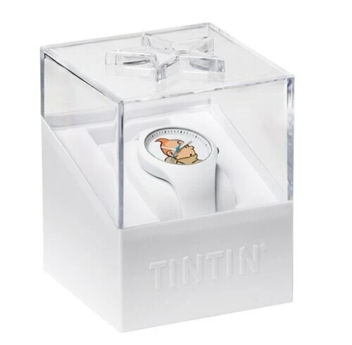 Moulinsart-Montre Tintin imper- En coffret, complète des justificatifs, NEUVE