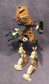 100% COMPLETE LEGO Technic Bionicle 2001 #8531 Pohatu w/Manual No Canister