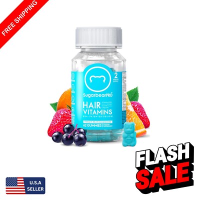 Certified Kosher  Hair Vitamin Gummies with Extra Strength Biotin 6000mcg