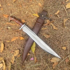 Custom Handmade Carbon Steel Blade Survival Machete Sword| Hunting Sword Camping