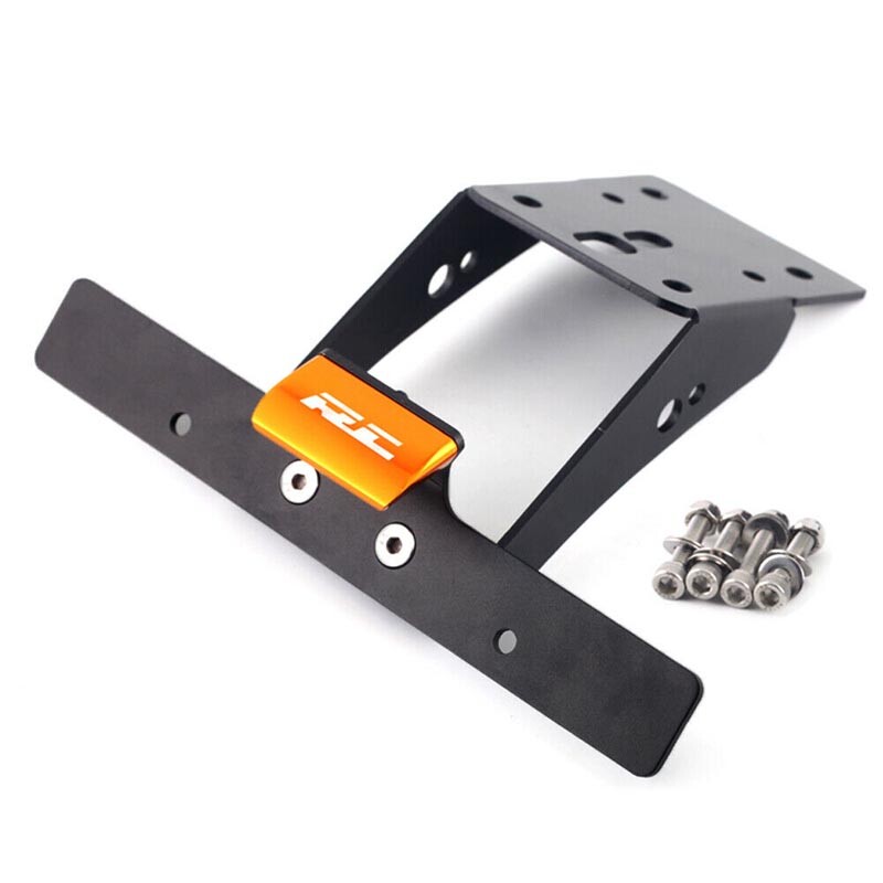 Support plaque KTM 390 RC alu noir SMB MOTO PARTS haute rigidité