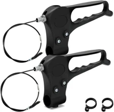 2 Pack Brake Handle Assembly with 41'' Cable For Rolling Walker Rollators Black