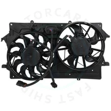 Radiator Condenser Cooling Fan Assembly For 2003-2004 Ford Focus LX SE 2.0L L4