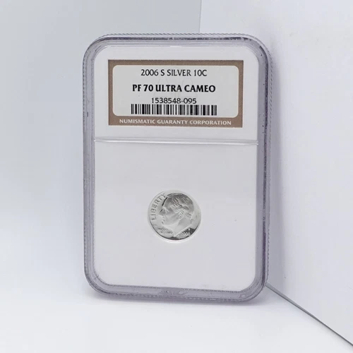 2006 S Roosevelt Silver 10C Dime Coin NGC PF 70 Ultra Cameo