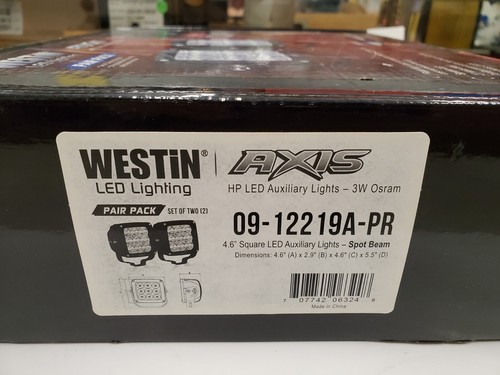 Westin LED Lighting Axis HP LED Auxiliary Lights 3W Usram Spot Beam - Picture 6 of 6