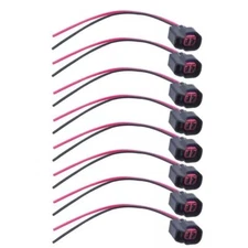 8Pcs Fuel Injector Connector Wiring Plug Clips Cut&Splice EV6 EV14 USCAR Pigtail