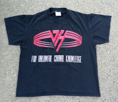 Vintage Van Halen Tour 1991 For Unlawful Carnal Knowledge T-Shirt