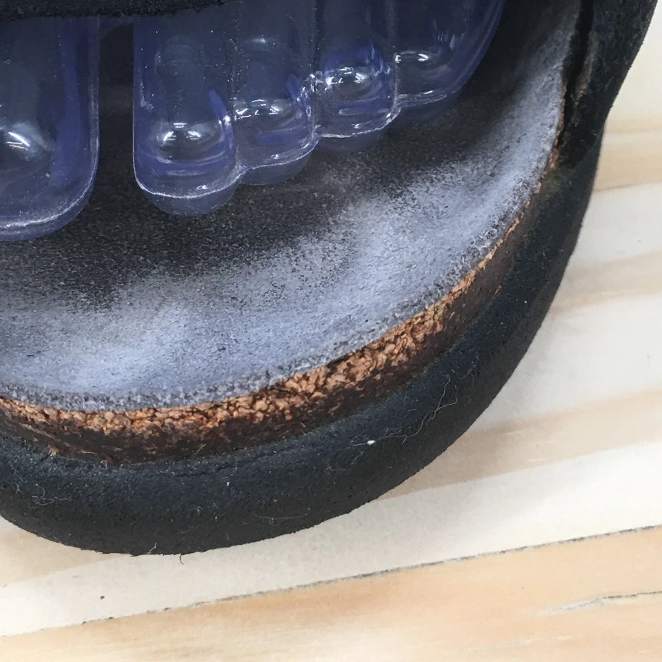 Mephisto Sandals Womens 39 Elka Slide Black Slip On Casual Open Toe Wedge Heels - Image 4 of 4