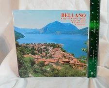 8x8" Bellano Lake Como Italy Color Brochure 1987 12 p Photos Tourist Attractions