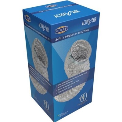 Active Air Premium Ducting, 4'' x 25'