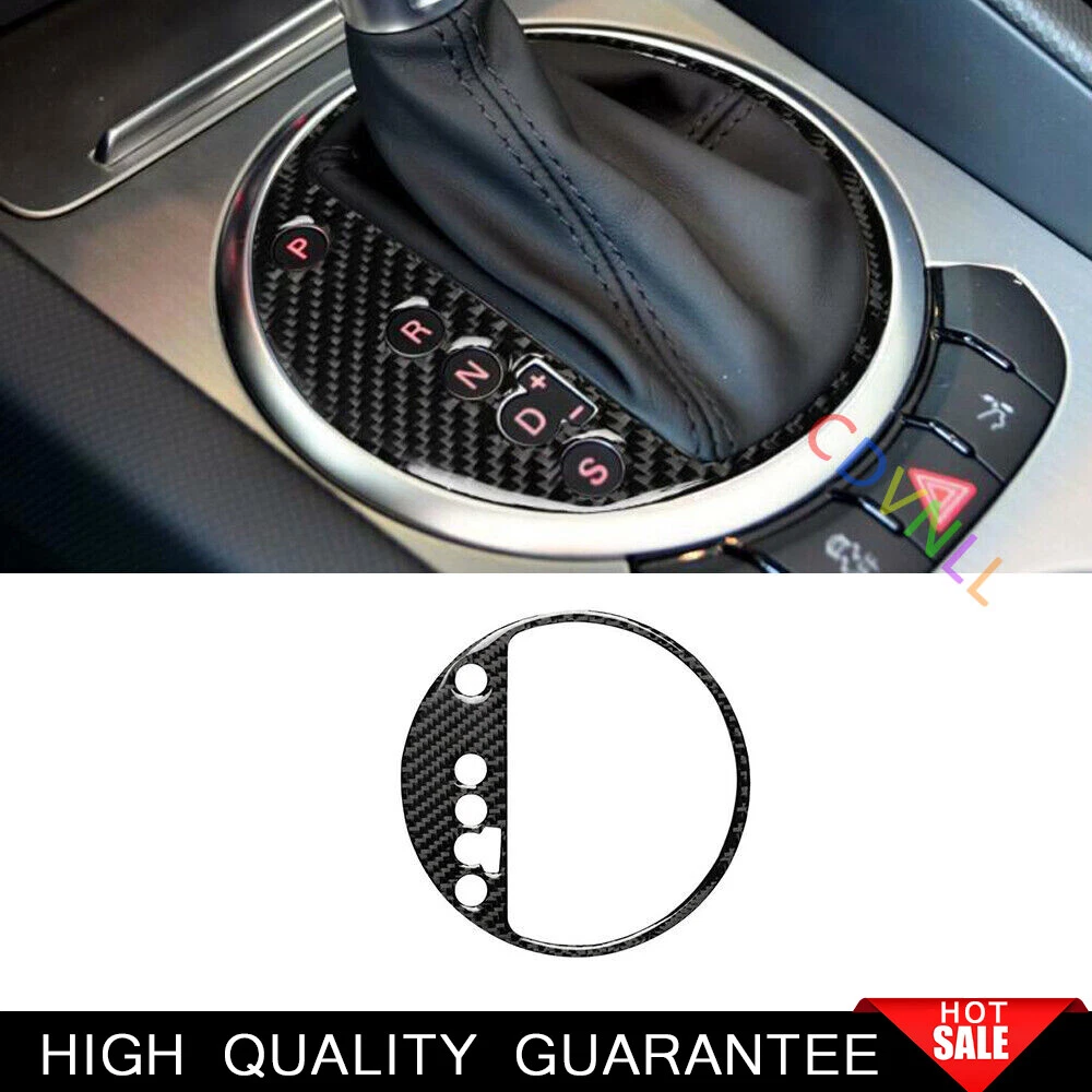 For Audi TT 2008-2014 Real Carbon Fiber Central Console Gear Shift Frame Trim 1*