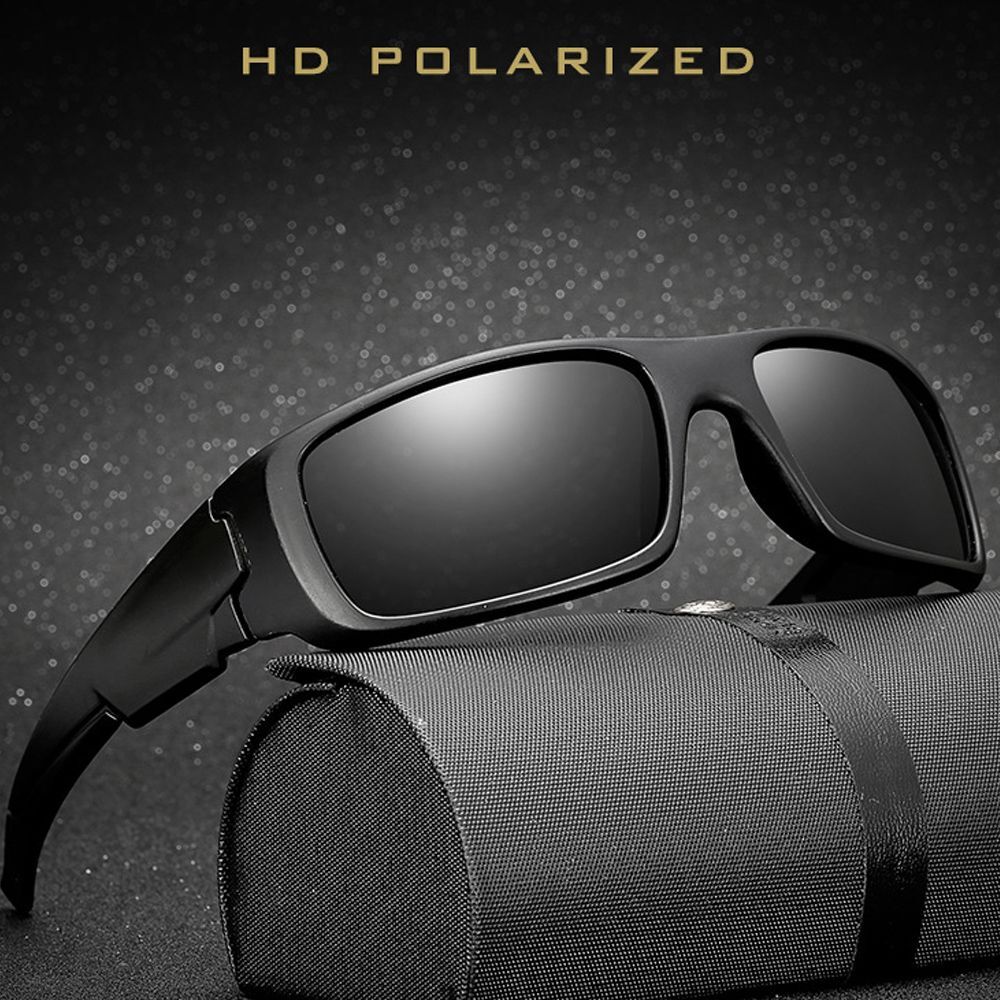 Retro Square Polarized Sunglasses - Plastic Polariod UV400  display picture 1