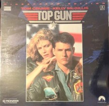 Top Gun Laser Disc LD featuring Tom Cruise  1990 SEALED free shpg