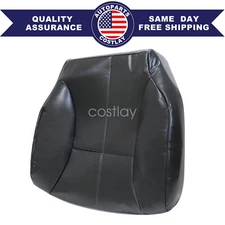 Driver Bottom Leather Seat Cover Dark Gray Fit For 1998-2002 Dodge Ram 1500 2500