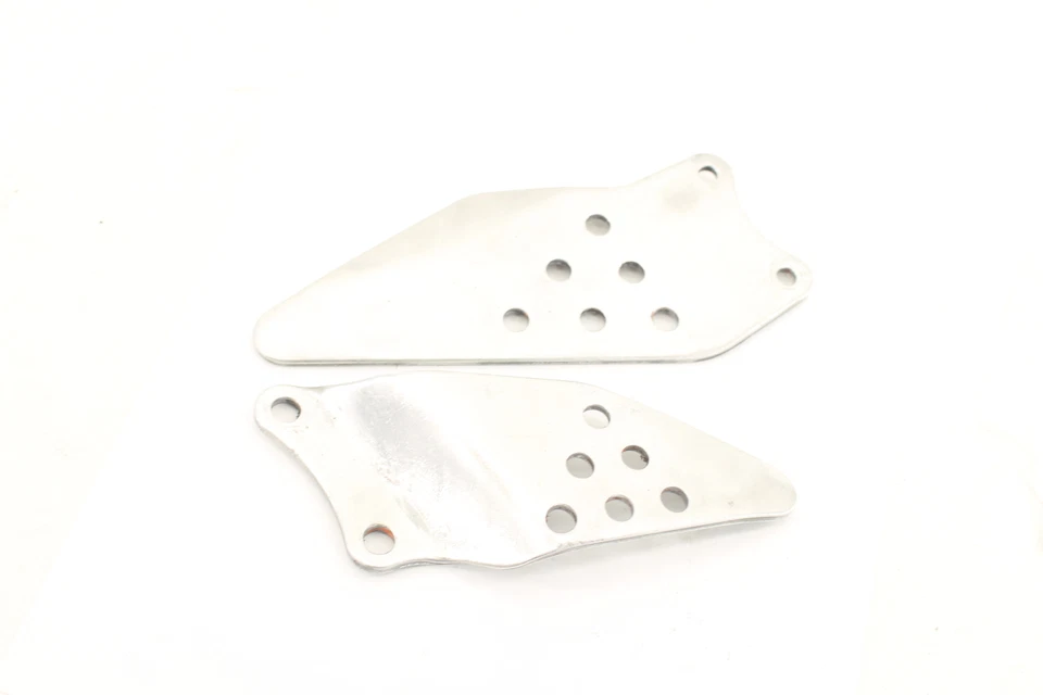 Kawasaki Ninja Zx6r Zx600r 2009 juego de talones OEM pulidos reposapiés delanteros  Foto 2 de 4