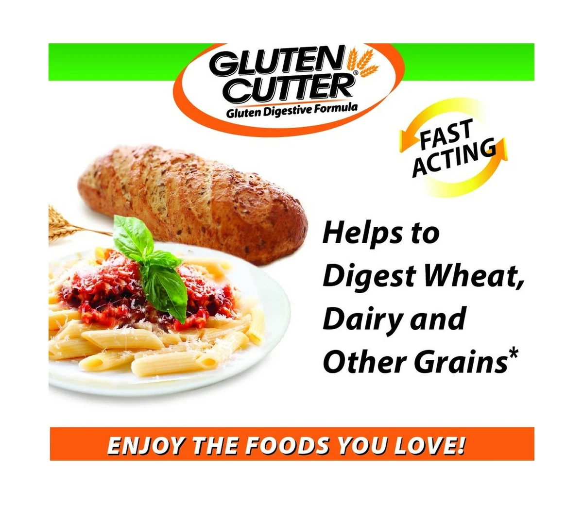 Healthy Digestives Gluten Cutter Dietary Supplement, 58 OFF