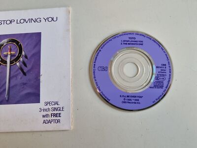 TOTO stop loving you 3 inch CD 8cm Music on vinyl: Stop loving you